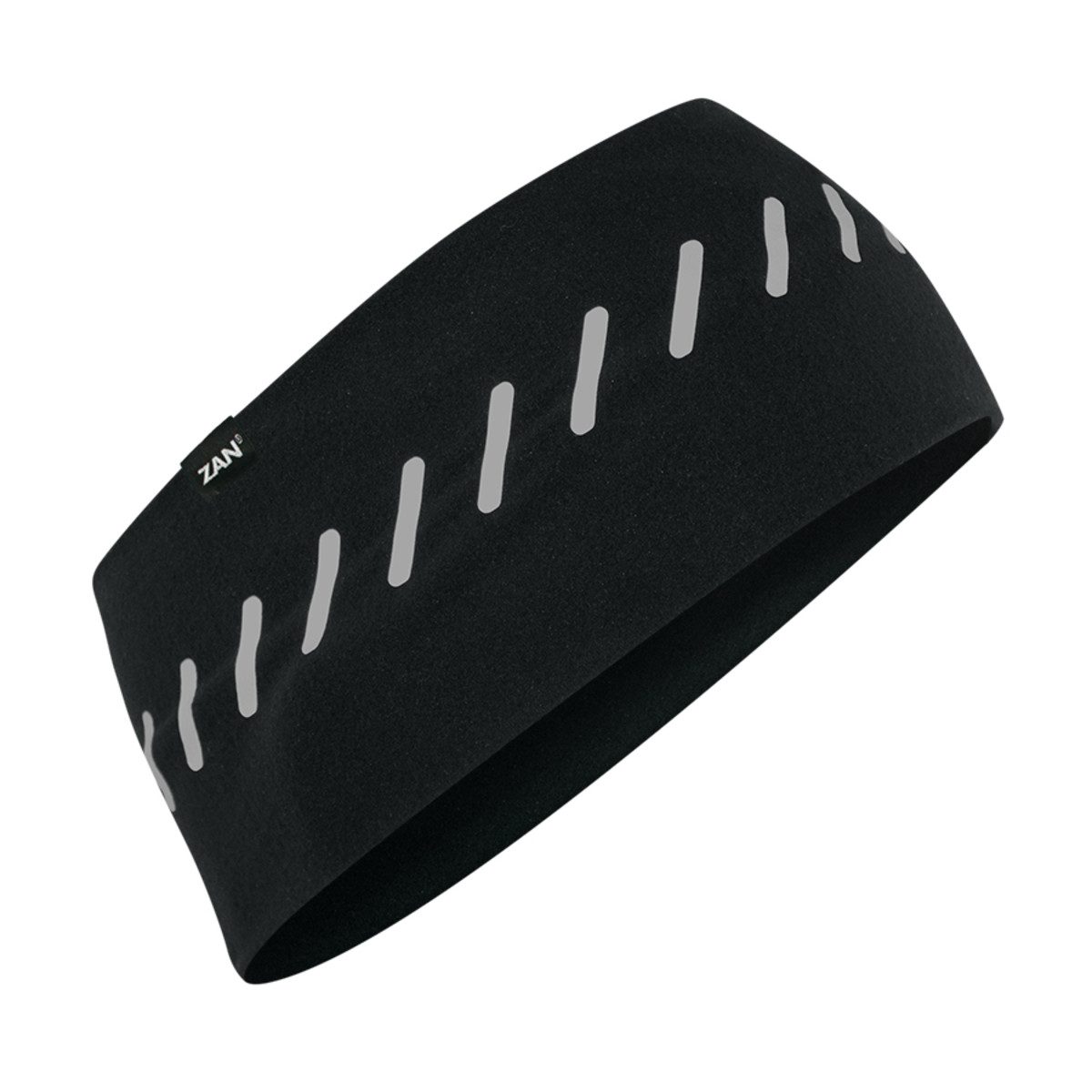 Zan Headgear Headband SportFlex Series - Reflective Black